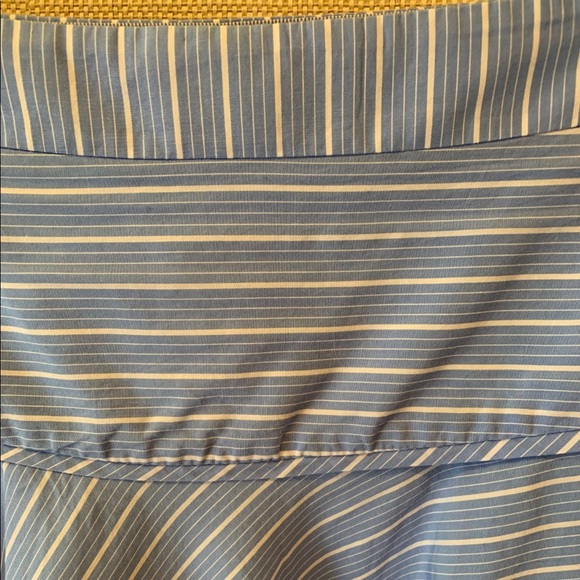 Milly Blue and White Striped Mini Skirt - Picture 4 of 5